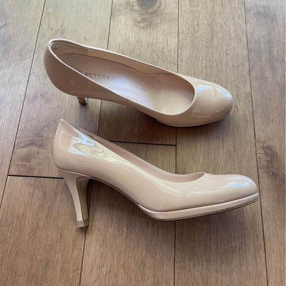 Peter Kaiser Shoes - Peter Kaiser stiletto nude leather Heels closed toe size 6